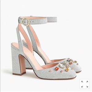 J Crew Harlow ankle-strap pumps